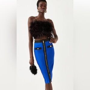 Never worn Karen Millen Military Bandage knitted pencil skirt.